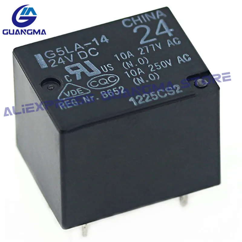 10pcs 100% NEW original Relay G5LA-14-12VDC G5LA-14 5VDC G5LA-14-24VDC 5Pin 10A 250V ac G5LA-14 5VDC 12VDC 24VDC