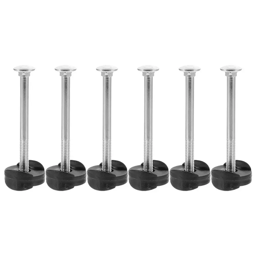 6Pcs Trampoline Screws Replacement Maintenance Screws Anti-Falling Fixing Hardware Set Carriage Bolt Nut Square Head for Safe