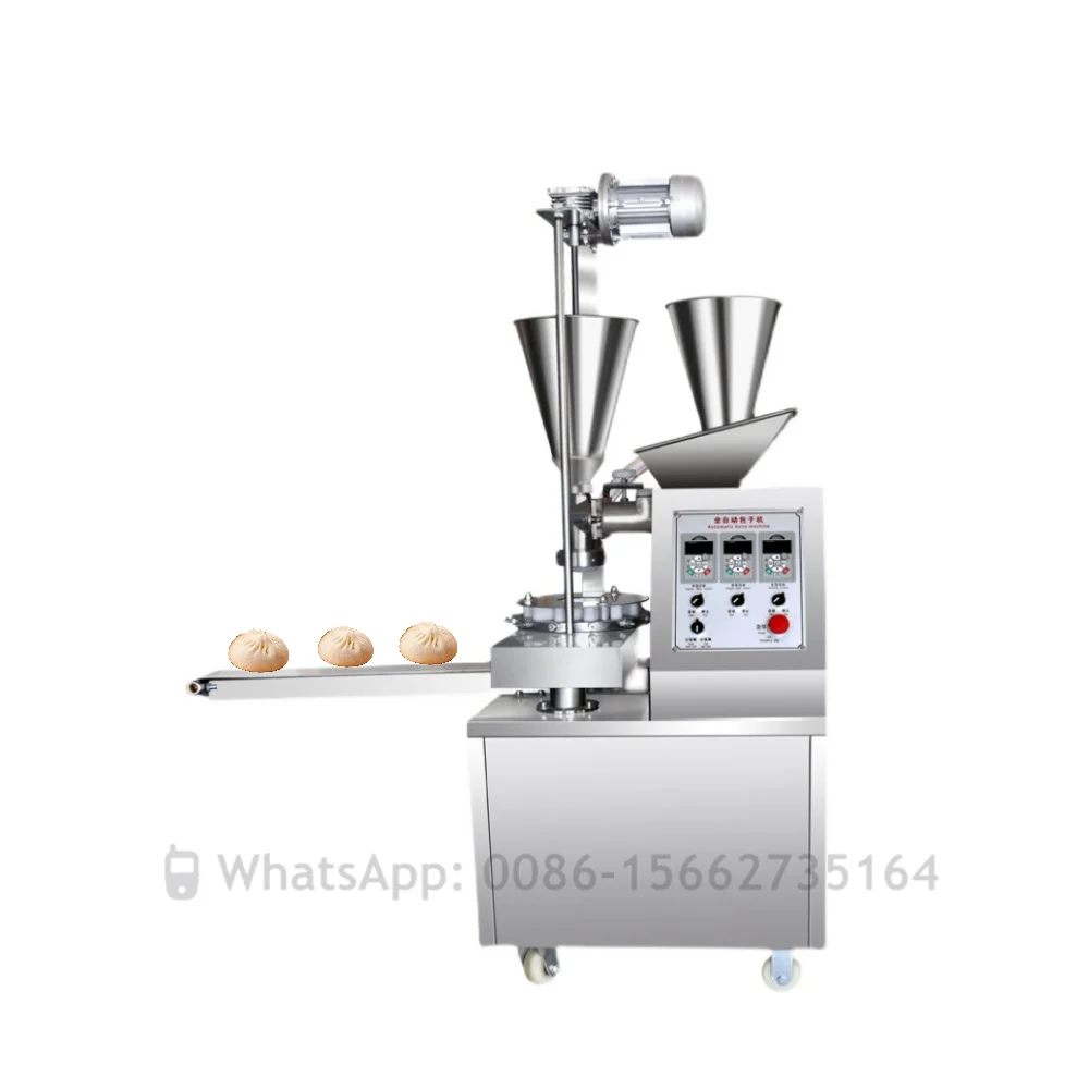 

High Efficiency Siopao Baozi Bun Maker Machine Automatic Soup Dumpling Machine Grain Product Momo Steamed Bun Making Machines