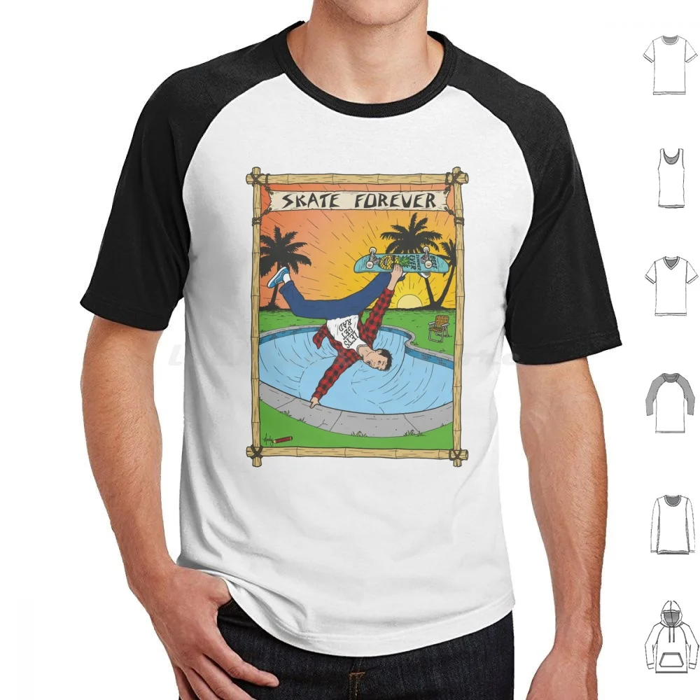 T-shirt Lets Get Rad, grande taille, 100% coton, Lets Get Rad Skate Forever, meilleur été jamais, skate, skateboard, skateboarding, piscine