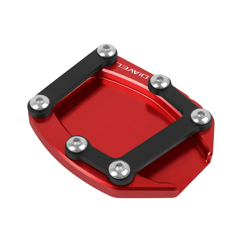 Motorcycle Kickstand Foot Side Stand Extension Enlarger Pad Support Plate For Ducati Diavel V4 DIAVEL V4 2023 2024 Accessories