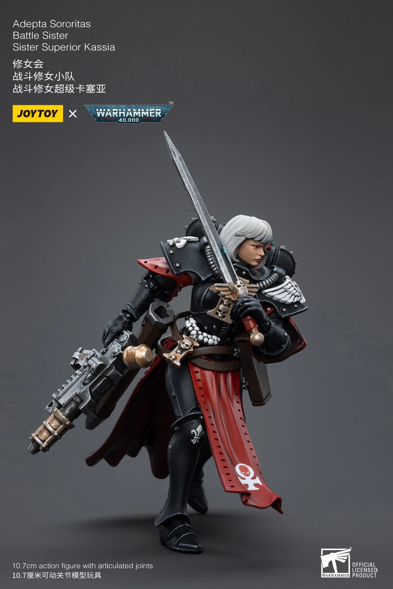 [AUF LAGER] JOYTOY Warhammer 40K 1/18 Actionfigur Adepta Sororitas Battle Sister 5 Stück Anime-Modell – Detail 1