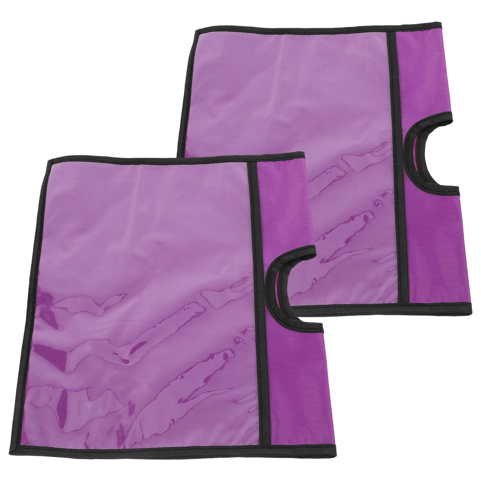 

2 Pcs Traffic Cone Warning Sign Message Cover for Caution Sleeve Lanyard Covers with Pocket Sleeves Pvc Holder