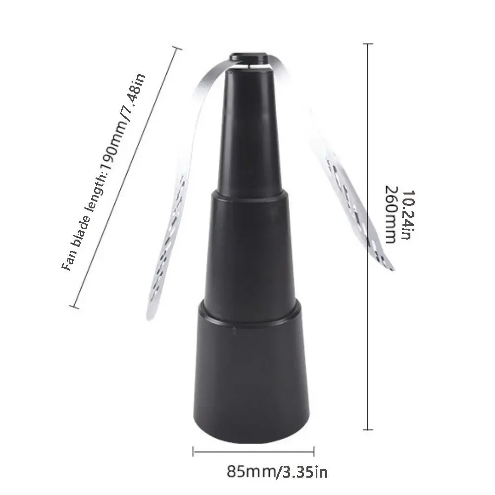 Retractable Fly Repellent Fan Portable Soft Blades Insect Repellent Fan Electric Spinning Rechargeable Table Flying Fan BBQ