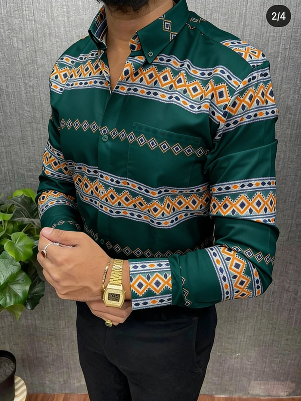 Men's Fashion Collar Long Sleeve Shirt Geometric High Definition 3D Printed Shirt  Hawaiian Vacation Designer Shirt Fast Shipping