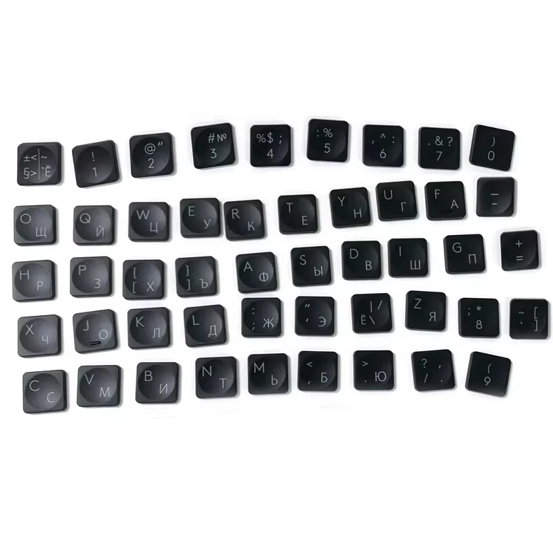 48pcs Keycaps Graphite Grey RU Replacement Keycap Key cap &Scissor Clip&Hinge For Logitech Craft MX Keys mini Keyboard