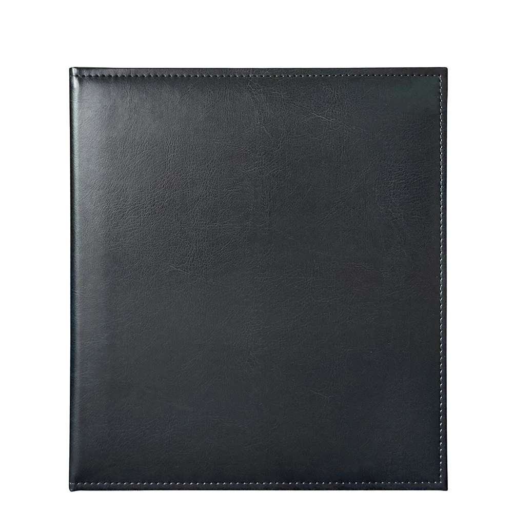 A4 PU Leather Binder Photocard Photo Album Coin Stamp Paper Money Collection Book File Document Binder Loose Leaf Cover 3 Ring