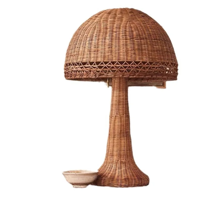 Vintage floor lamp American Japanese wabi-sabi medieval decorative atmosphere table lamp