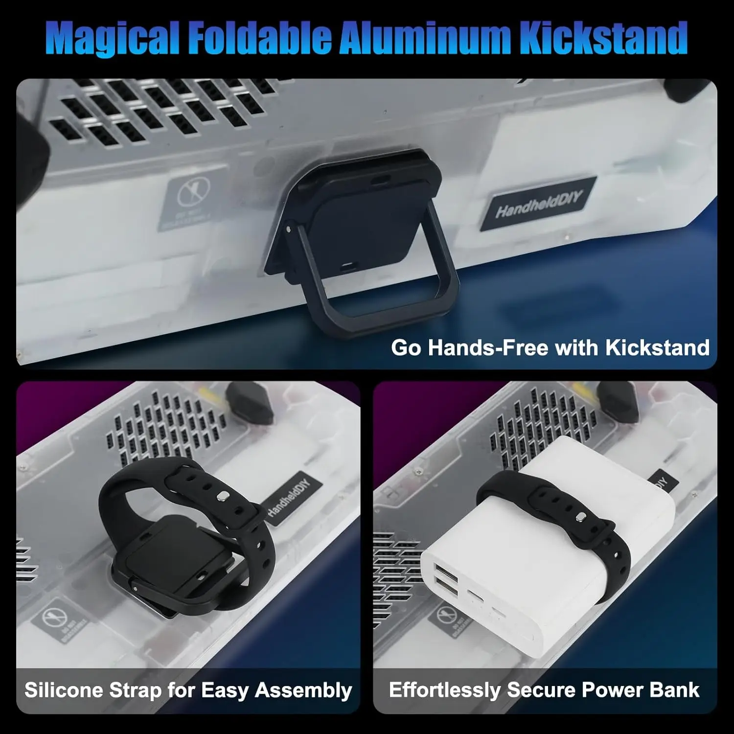 Przezroczysta płyta tylna do ROG Ally, DIY Clear Edition Zastępcza obudowa do ASUS ROG Ally, ASUS ROG Ally Akcesoria