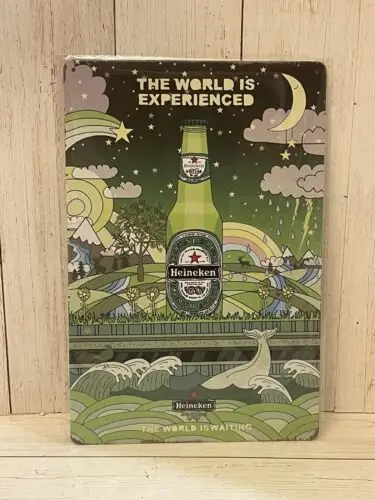 Beer Sign The Works Is Experience Outdoors ManCave Bar Art Wall Decor-Aluminum-tin sign