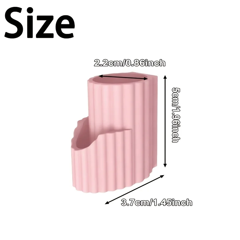 1Pc Silicone Car Lipstick Eyeglass Holder Space Saving Auto Mount Lip Balm Storage Rack For Men Women view 2