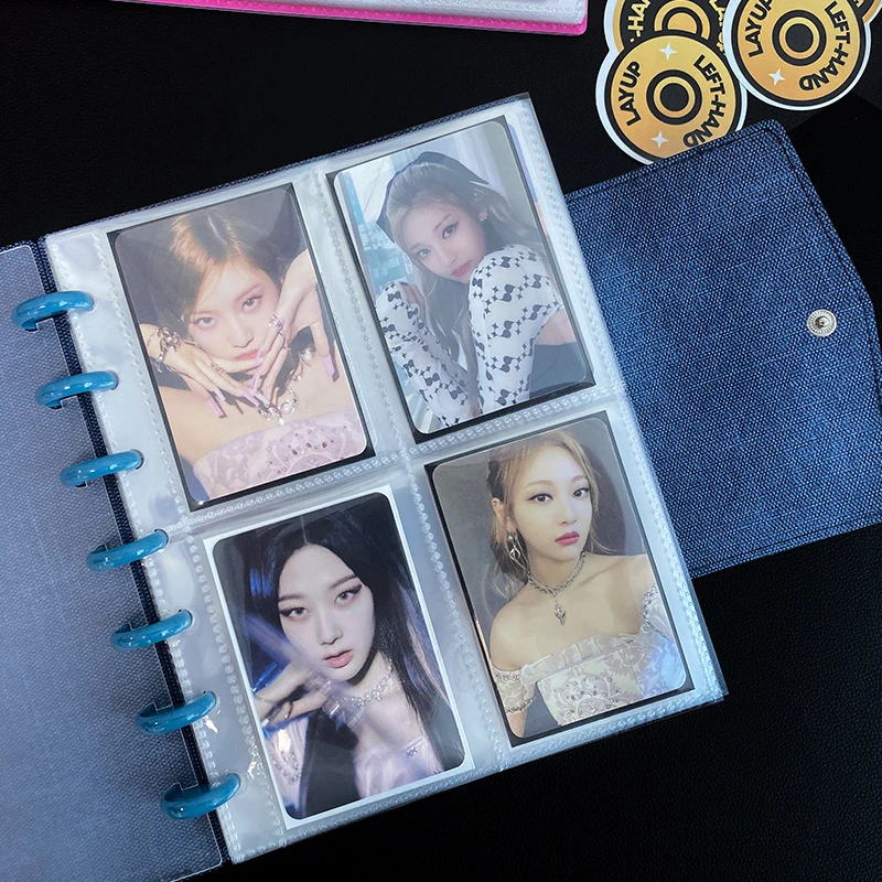Imagem -03 - Fromthenon-mini Folhas Soltas Notebook Grid Álbum de Armazenamento Foto Bolsa de Armazenamento Mushroom Hole Card Bolsa 3