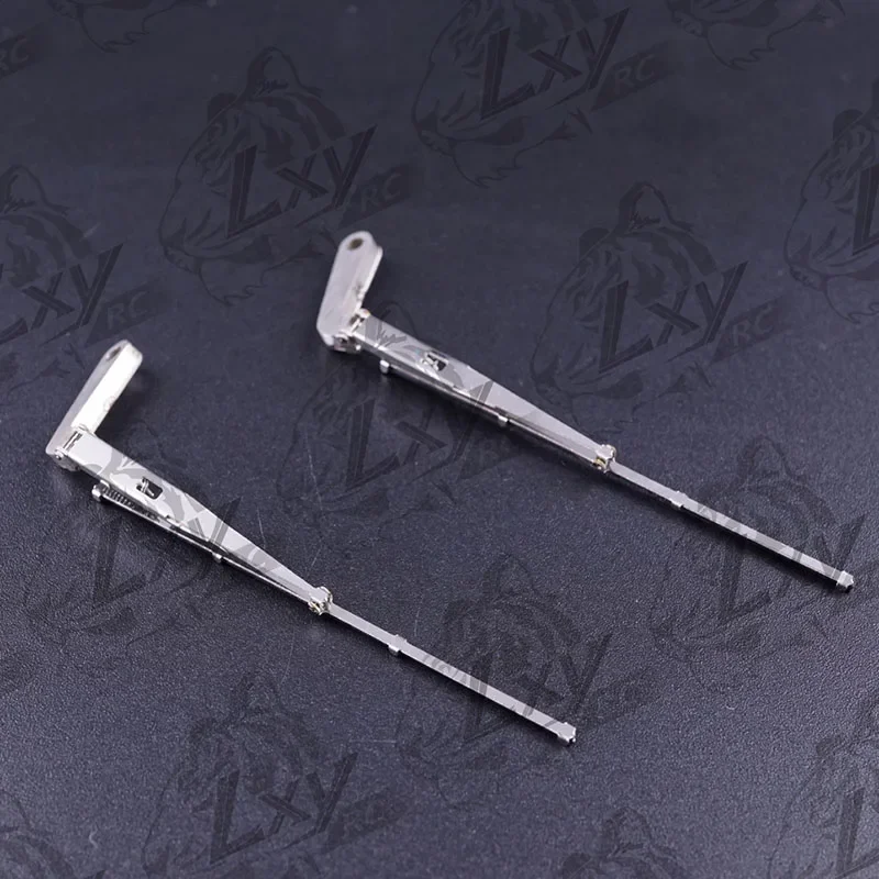 LXYRC 1 Pair Metal Simulation Windshield Wipers for 1/14 Tamiya RC Truck for SCANIA 770S R620 for VOLVO for BENZ Arocs for MAN
