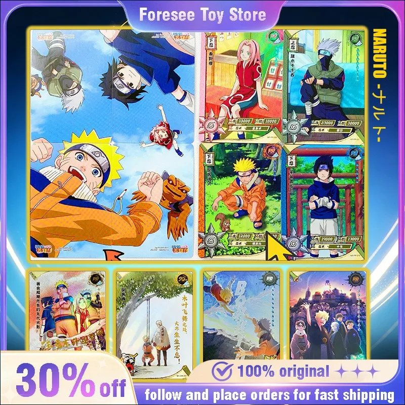 NARUTO PR SERIES Japanese Anime Tsunade Konan Uzumaki Kushina Tenten Yamanaka Ino Uzumaki Naruto Collection Card Toys Gift