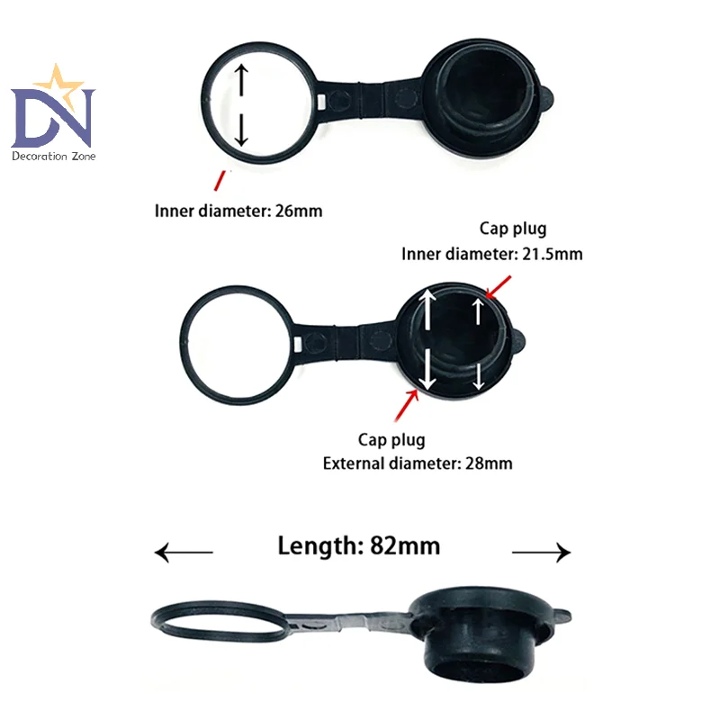 Universal Car Cigarette Lighter Lid Socket Outlet Lighter Protector Cover Plug Cap Car Accessories