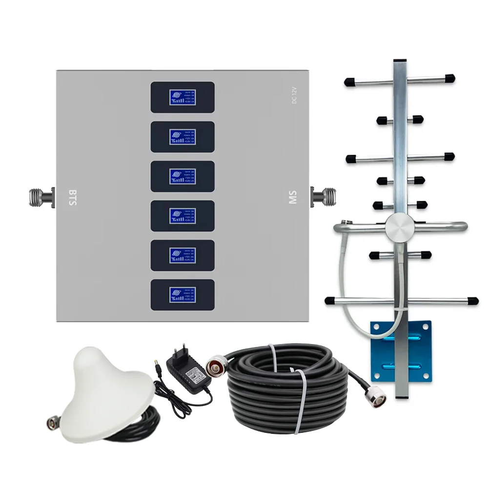 

Fullset 6 Bands Repeater 700 800 900 1800 2100 2600 MHZ 5G B28 B20 B8 B3 B1 B7 mobile signal amplifier 3g 4g 5g