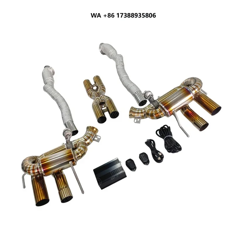 High Quality Performance Titanium Exhaust System  Whole Section Exhaust for F12 Berlinetta From 2017