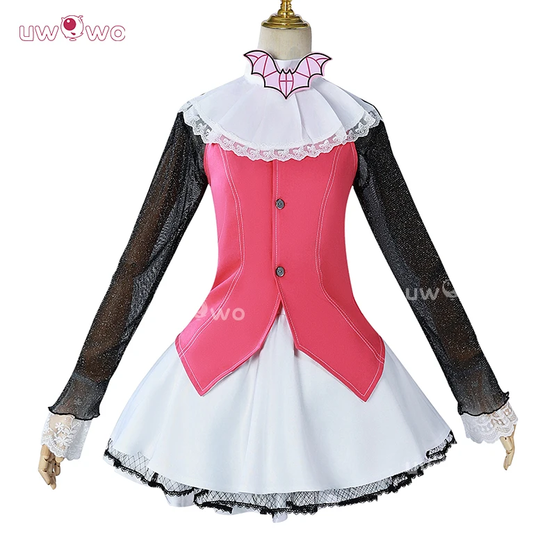 UWOWO Collab Series: Draculauraa Cosplay Costume Pink Suit Vampiree Anime Female Cosplay Halloween Costume