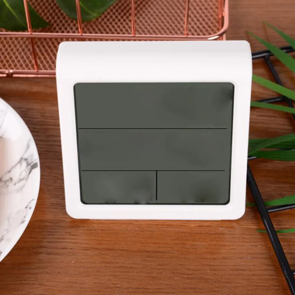 Digital Hygrometer Thermometer with Backlight, Alarm Clock & Calendar for Home, Office, Warehouse