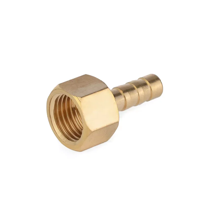 6mm 8mm 10mm 12mm 14mm Hose Barb x M12 M14 M16 M18 M20 M22 Metric Female Thread Brass Pipe Fitting Adapter Coupler Connector