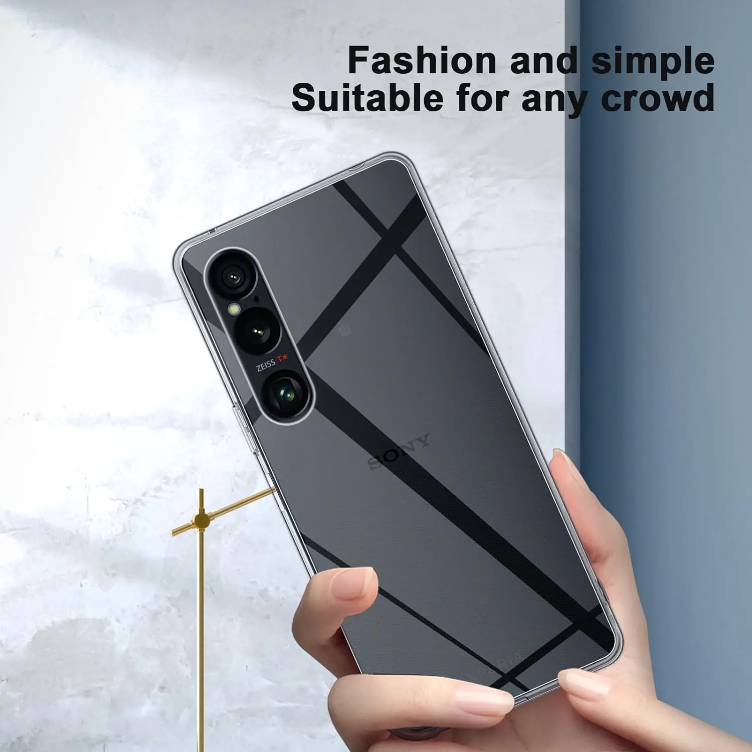 Case for Xperia 1 VI Ultra Thin Clear Soft TPU Case Camera Protection Cover for Sony Xperia 1 10 VI 2024 Couqe