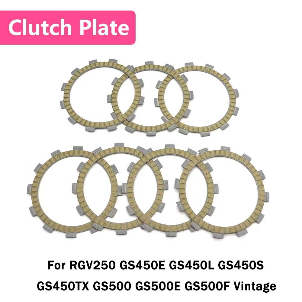 

For SUZUKI RGV250 GS450L GS 450E 450L 450S 450T Vintage 500 GS500 GS500F Street K1-K9 Motorcycle Clutch Plate Friction Tik