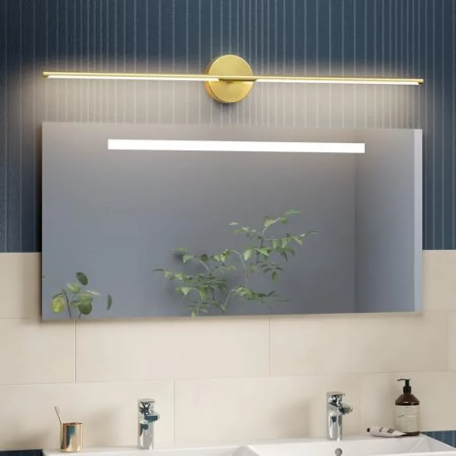 

Modern Vanity Light Fixture 5000K Bathroom Light Over Mirror 360° Rotatable Bathroom Sconce White Light