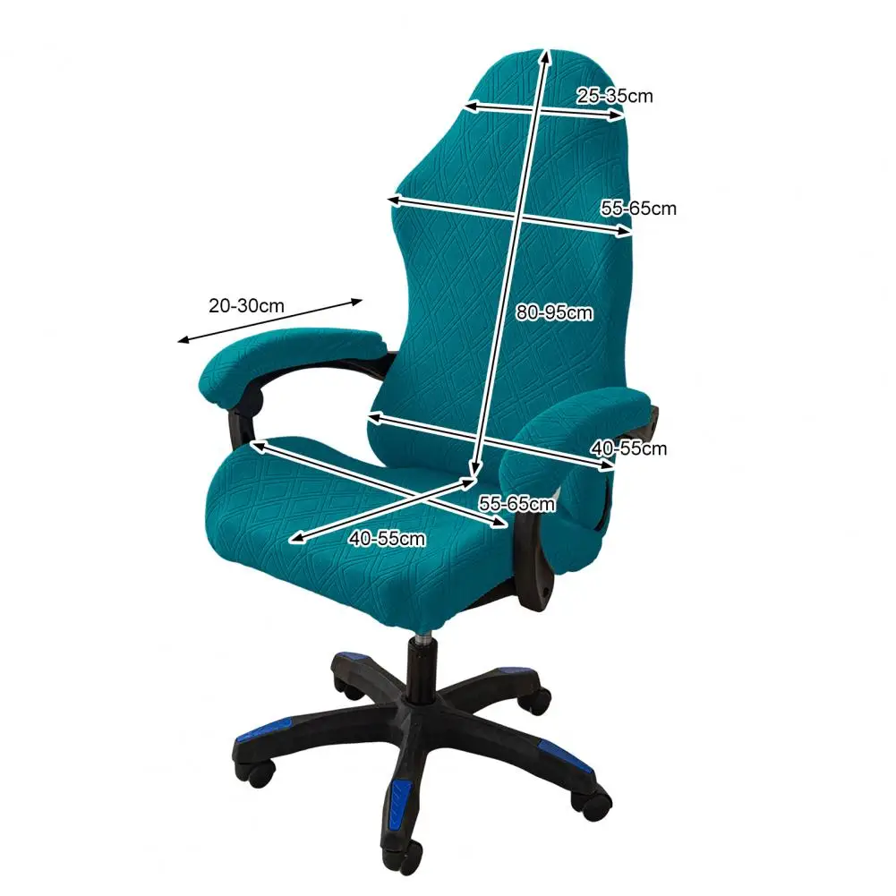 High Elasticity Chair Cover Universal Gaming Chair Cover Elastic Fabric Seat Protector Wear-resistant Moisture-wicking