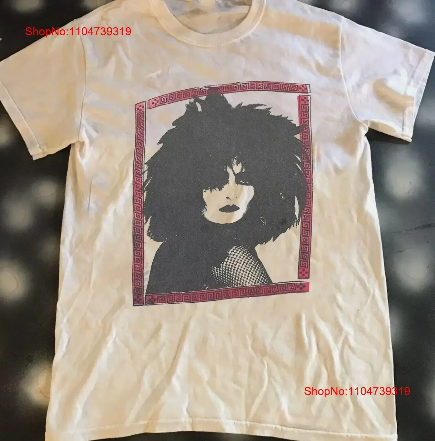 

Винтажная футболка 80-х годов Siouxsie And The Banshees с головой комаров WHTE, винтажный потертый домашний топ для повседневной носки, слегка