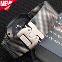 Stainless Steel Strap for Samsung Galaxy Watch 7 Ultra 47mm No Gaps Metal Bracelet Parachute Buckle for Galaxy 7 Ultra Watchband