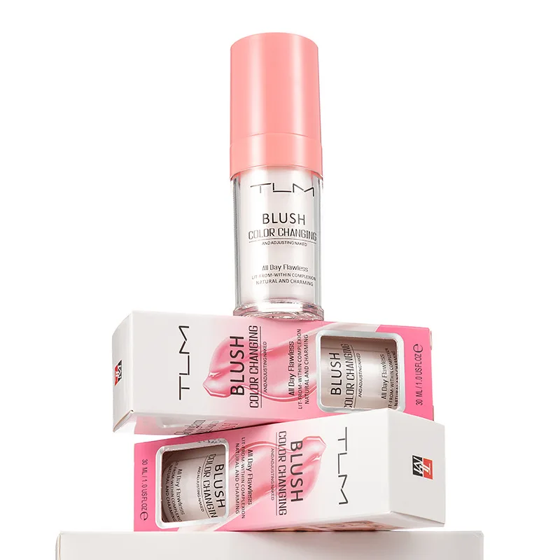 Foundation/Blush Color Changing Liquid Foundation Longlasting Oil-control Waterproof Flawless Base Face Makeup for Full Cover