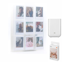 96/168/240/288 Pockets Photo Album/Mini Instant Picture Case Storage For Xiaomi ZINK Pocket Printer Paper 3-inch Pocket Photo Pr