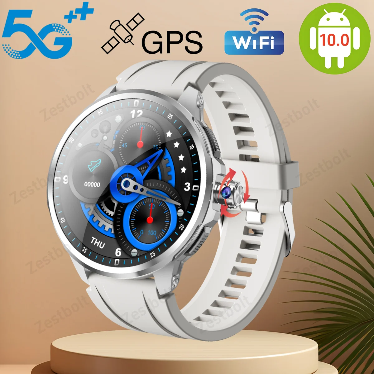 

Original H99 Smart Watch Android Watches 1.95inch Amoled Screen Men's Smartwatch With 8MP Rotating Camera GPS WIFI Sim Card Slot