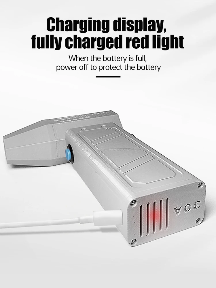 مروحة عنيفة 140000 RPM منفاخ هواء قوي فراغ منظف الغبار نوع-C شحن الرياح القوية 52 متر/الثانية فرش توربو منفاخ نفاث