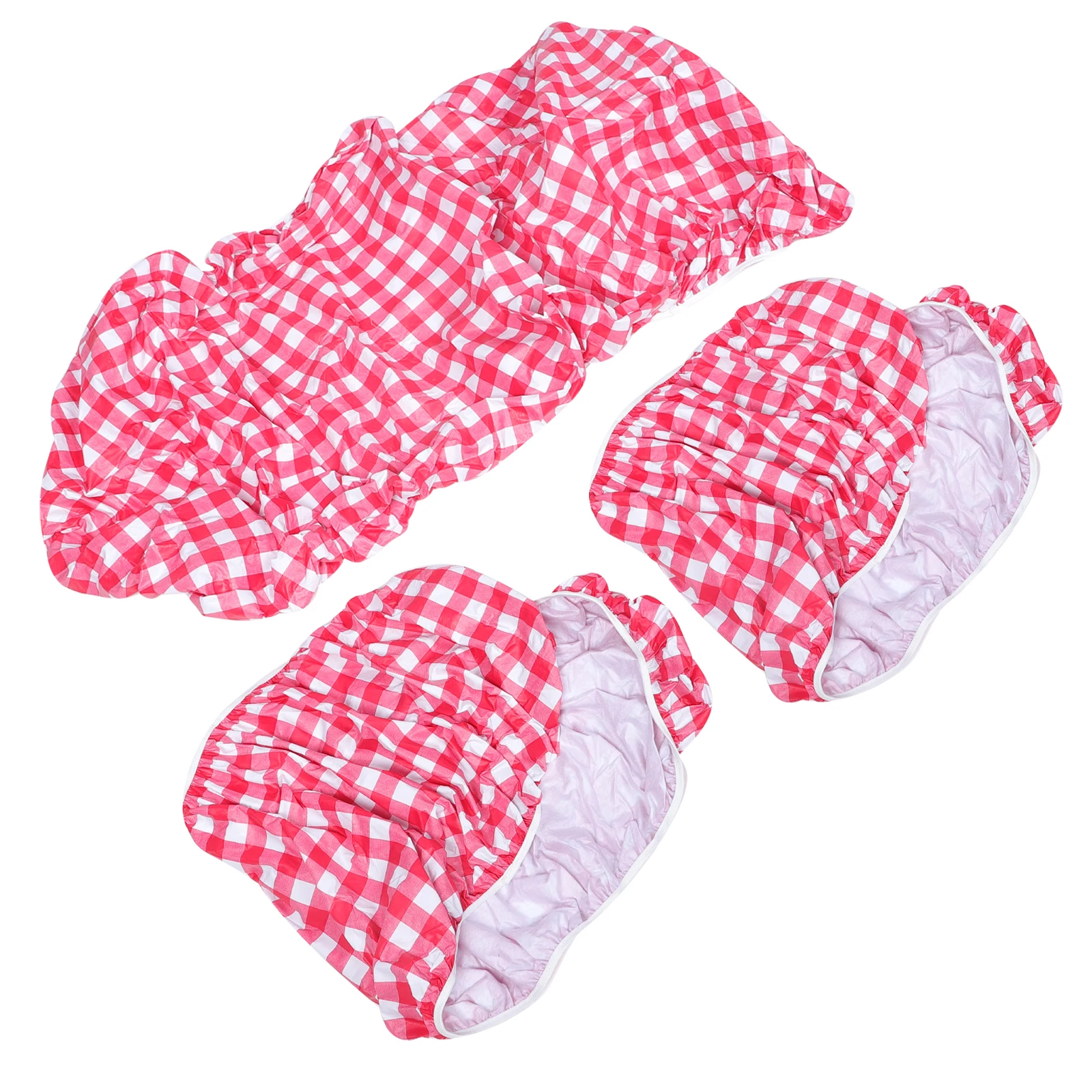 

Picnic Table Cover Camping Tablecloth Rectangle Fitted Bench Covers Easy Clean Durable PVC Protect Furniture Outdoor Tools
