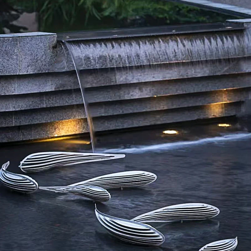 custom.SheetArtificial Waterfalls Are Suitable Landscape Decoration in Villas and High-end Venues Curtain Fountain