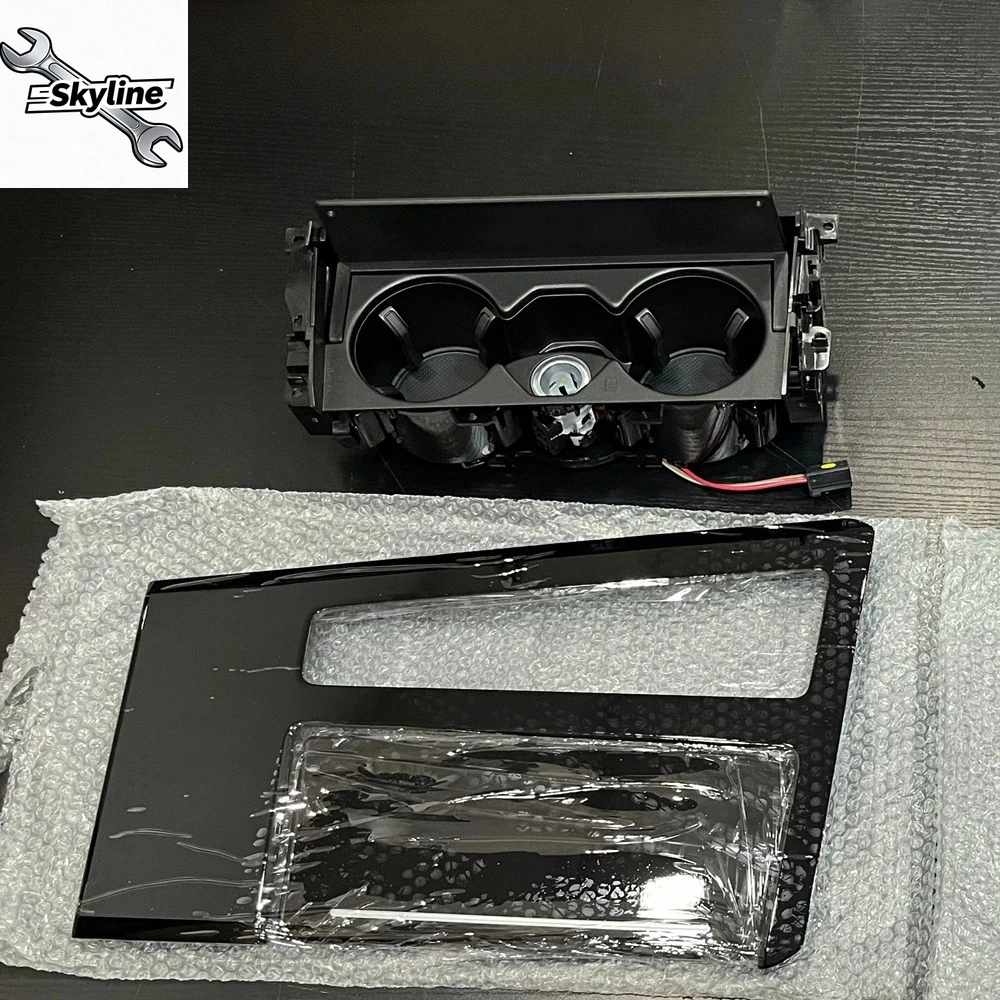 

original central cup holder central channel painted black decorative panel for A6 A7 4KG 863 969 E 4KD 862 533 4KD862533