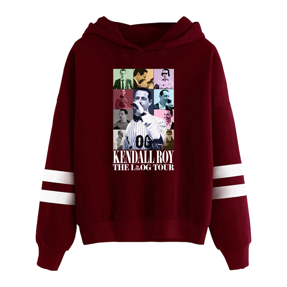 Kendall Roy The Eras Tour Hoodie Fashion Pocketless Parallel Bars Sleeve Streetwear Women Men Sweatshirt 2023 Funny Clothes