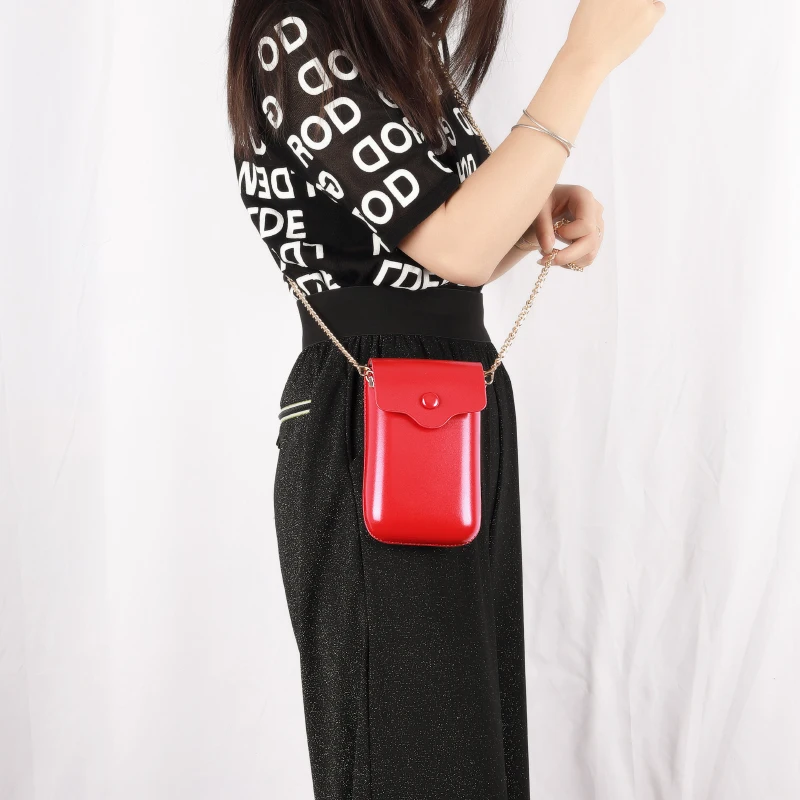 202450 Ladies Woman Fashion Phonebags borse a tracolla in pelle