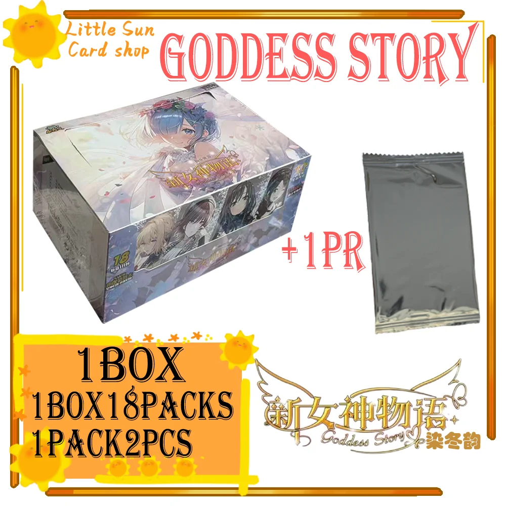 

New Goddess Story Card Randongyun Chapter Tcg Booster Box Cute Anime Character Collection Card Games Toys Gifts