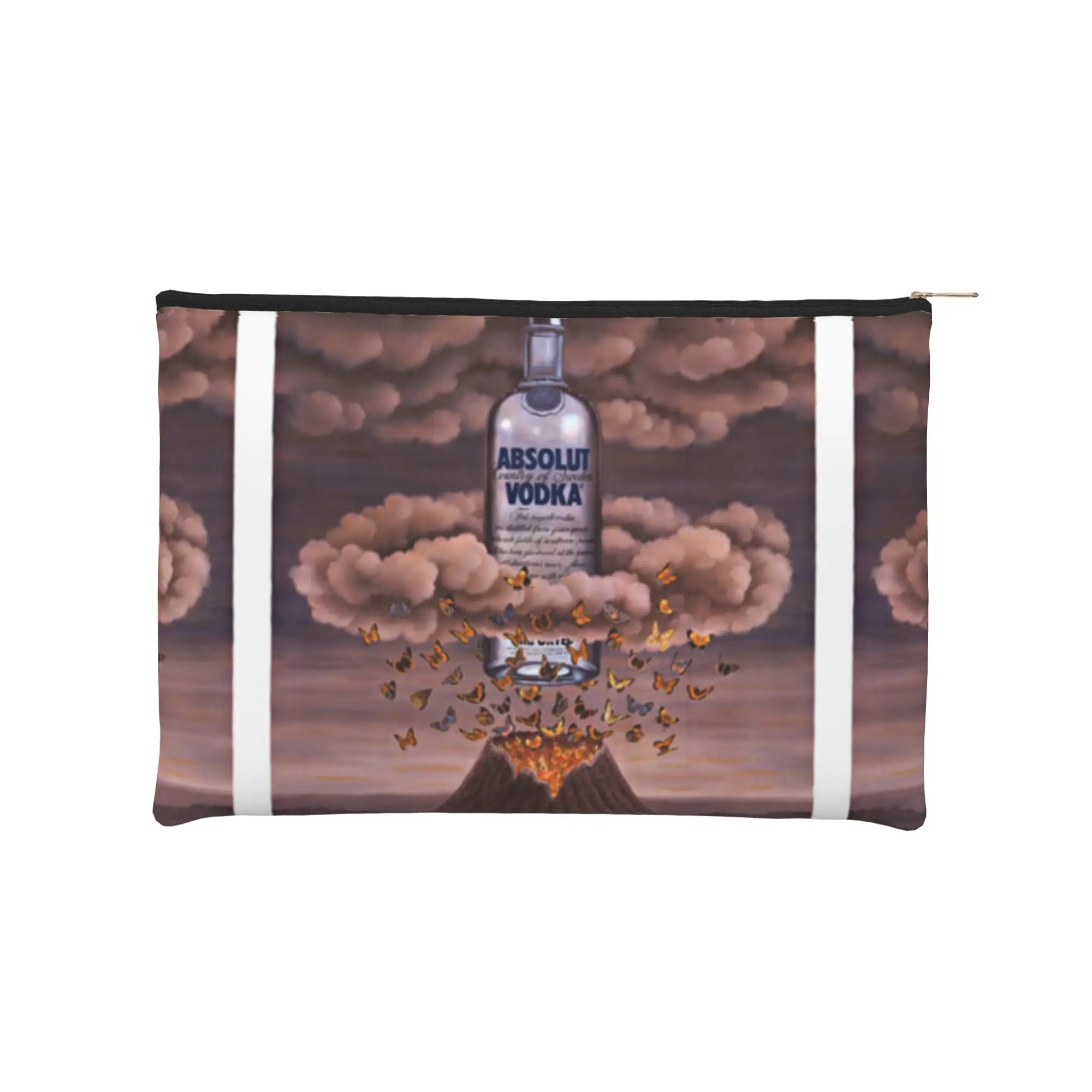 

Легкая косметичка aAbsolut Vodka Volcano, несессер aAbsolut Vodka на молнии, косметический мешочек