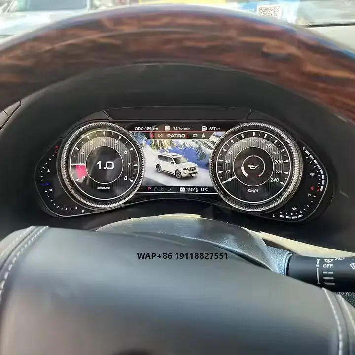 

12.3 Inch LCD Dashboard Speedometer Car Cluster for QX80 Digital Dash Digital Dash Cluster