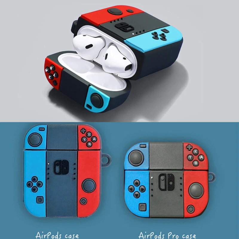 

Game Console Wireless Bluetooth Earphone Case Fashion Classic Retro for Airpods pro Cute 3D gameboy Silicon Headphone xbox Cover