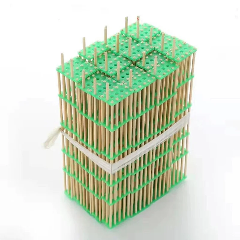 50 Pcs Lengthened Bamboo Queen Bee Cage King Bee Isolation Transport Cages Beekeeping Tools