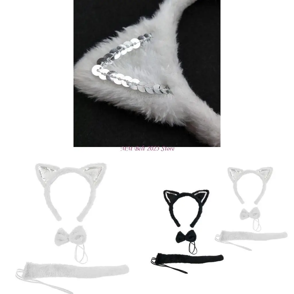 

49ME костюм для кошек, костюм для косплея, женский костюм для кошек, повязка на голову, костюм для косплея с котами