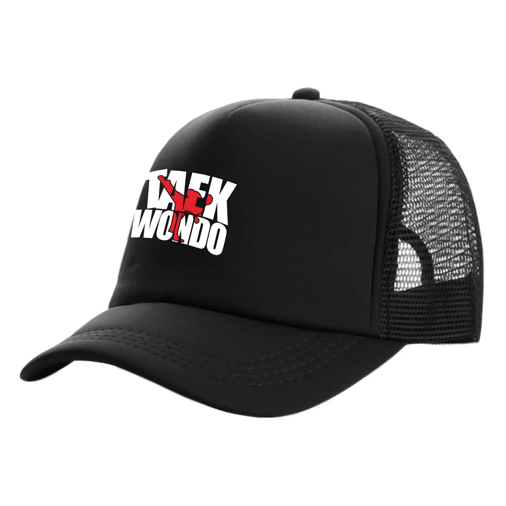 

Taekwondo Silhouette Trucker Hat Unisex Men Women Adjustable Mesh Cap Outdoor Sports Travel Casual Sun Baseball Cap