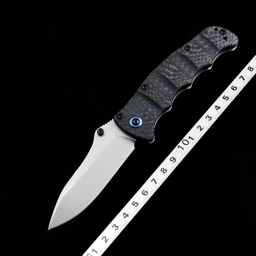 OK BM 484-1 Nakamura Folding Knife M390 Blade Carbon Fiber Handle Outdoor Camping Hunting Pocket Tactical EDC KNIFE