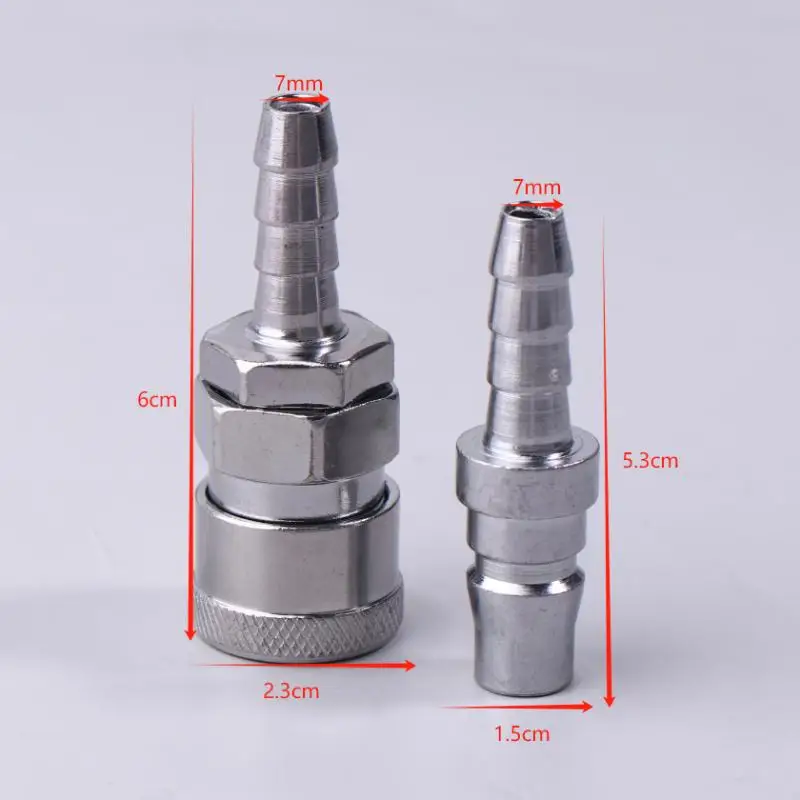 2Pcs Pneumatische Fitting Euro Typ SH20 PH20 Schnellkupplung Stecker Koppler Für 8mm Rohr Kompressor Zubehör