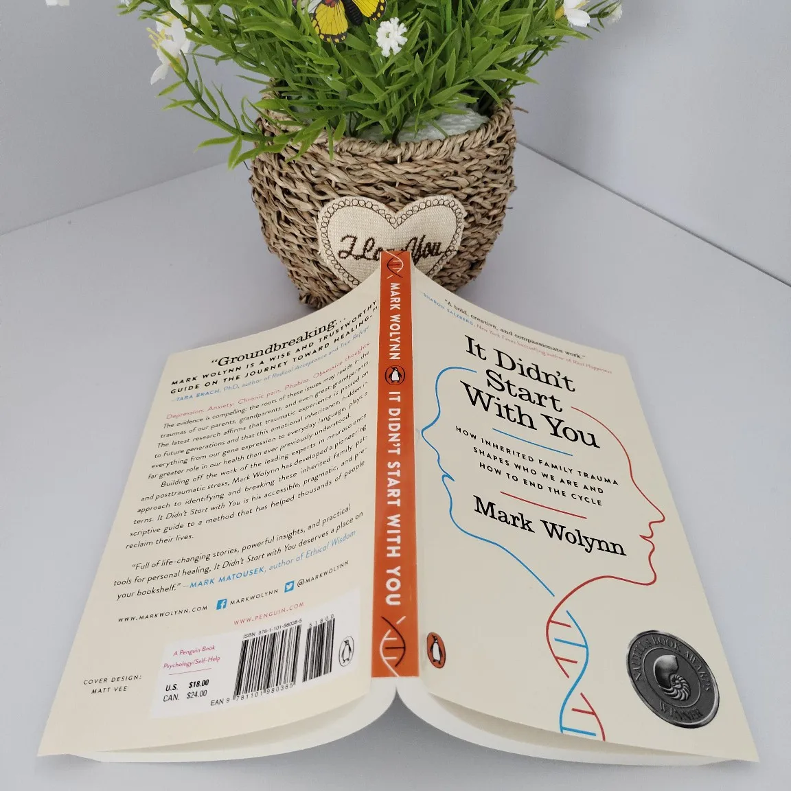 It Didn't Start with You By Mark Wolynn How Inherited Family Trauma Shapes Who We Are and How To End The Cycle Paperback Book