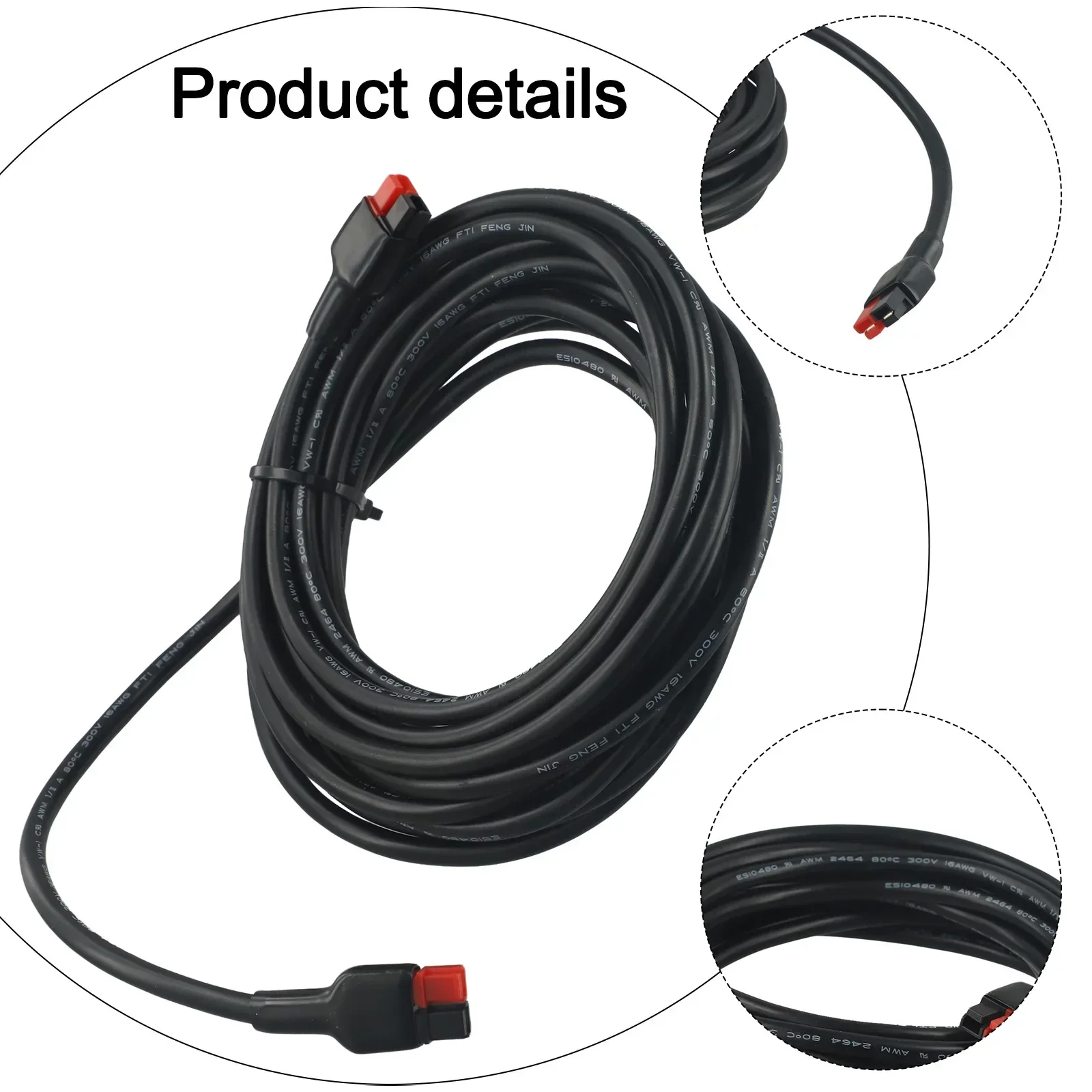 

45A Solar Cable 16AWG Solar Cable Reliable Current Corrosion-resistant High Temperature Resistant Optimal Conductivity